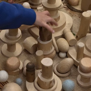 wooden block play